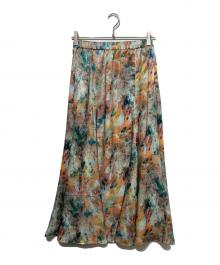 HERALBONY（ヘラルボニー）の古着「サテンスカート「サンバ」」｜マルチカラー