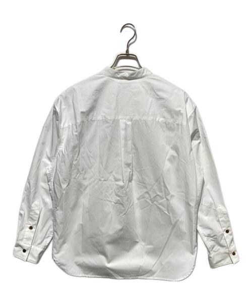 HERALBONY（ヘラルボニー）HERALBONY (ヘラルボニー) バンドカラーシャツ「kin-mm2024」 ホワイト サイズ:Mの古着・服飾アイテム