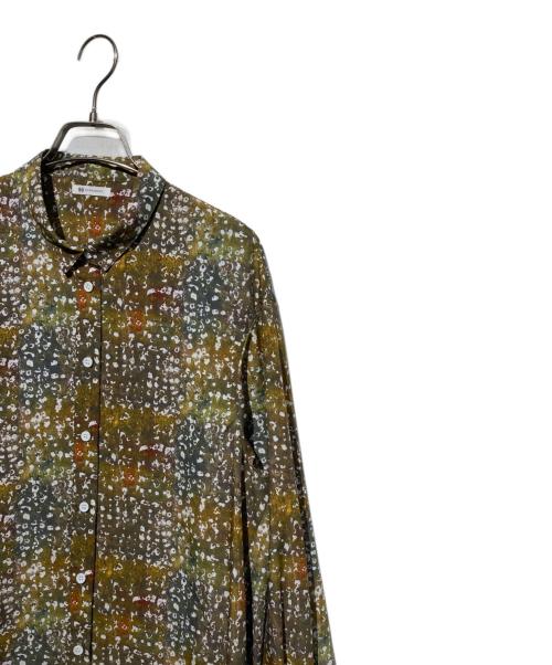 HERALBONY（ヘラルボニー）HERALBONY (ヘラルボニー) シャツワンピース「秋」 オリーブ サイズ:Fの古着・服飾アイテム