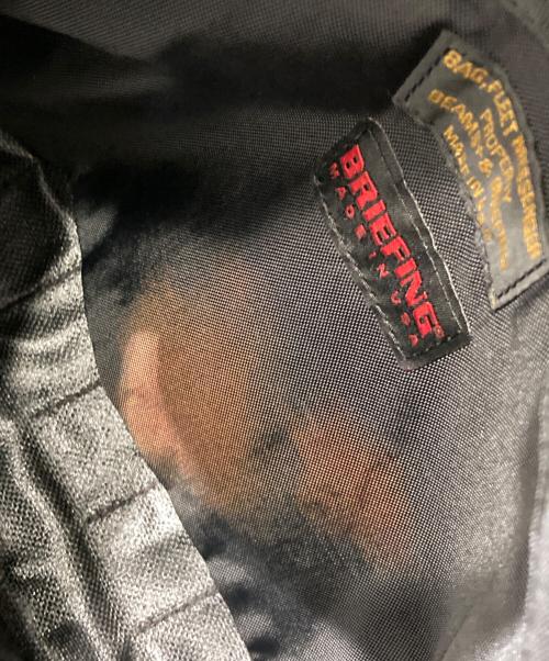 BRIEFING（ブリーフィング）BRIEFING (ブリーフィング) BEAMS PLUS (ビームスプラス) 別注 FLEET メッセンジャーバッグ ブラックの古着・服飾アイテム