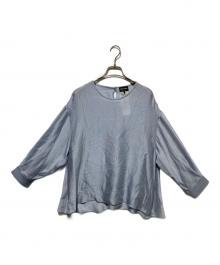 GIORGIO ARMANI（ジョルジョアルマーニ）の古着「シルクブラウス」｜ブルー