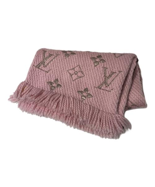 LOUIS VUITTON（ルイ ヴィトン）LOUIS VUITTON (ルイ ヴィトン) エシャルプロゴマニア マフラー ピンクの古着・服飾アイテム