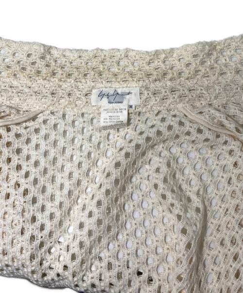 Yohji Yamamoto pour homme（ヨウジヤマモト プールオム）Yohji Yamamoto pour homme (ヨウジヤマモト プールオム) 94SS メッシュシャツ ホワイト サイズ:Mの古着・服飾アイテム