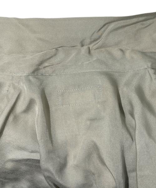 Yohji Yamamoto pour homme（ヨウジヤマモト プールオム）Yohji Yamamoto pour homme (ヨウジヤマモト プールオム) 92AW オープンカラーロングシャツ グレー サイズ:Mの古着・服飾アイテム