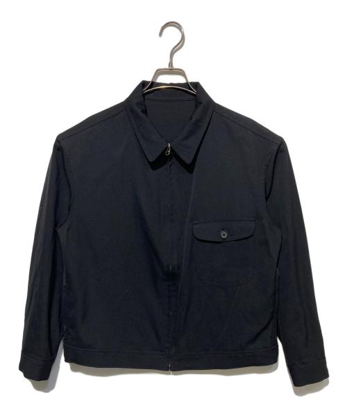 Y's for men（ワイズフォーメン）Y'S for men (ワイズフォーメン) 90s ウールギャバクロップドブルゾン ブラック サイズ:不明の古着・服飾アイテム