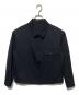 Y'S for men（ワイズフォーメン）の古着「90s ウールギャバクロップドブルゾン」｜ブラック