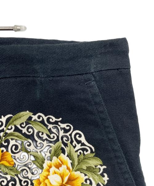 Yohji Yamamoto pour homme（ヨウジヤマモト プールオム）Yohji Yamamoto pour homme (ヨウジヤマモト プールオム) 96SS フラワープリントパンツ ブラック サイズ:Mの古着・服飾アイテム