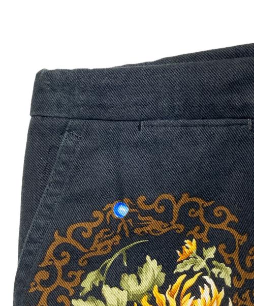 Yohji Yamamoto pour homme（ヨウジヤマモト プールオム）Yohji Yamamoto pour homme (ヨウジヤマモト プールオム) 96SS フラワープリントパンツ ブラック サイズ:Mの古着・服飾アイテム