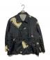 Yohji Yamamoto pour homme（ヨウジヤマモト プールオム）の古着「93AW 花・龍柄刺繍シルクジャケット」｜ブラック