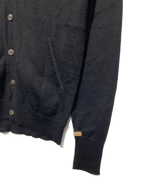 THE INOUE BROTHERS（イノウエブラザーズ）THE INOUE BROTHERS (イノウエブラザーズ) Vネックカーディガン ブラック サイズ:Sの古着・服飾アイテム