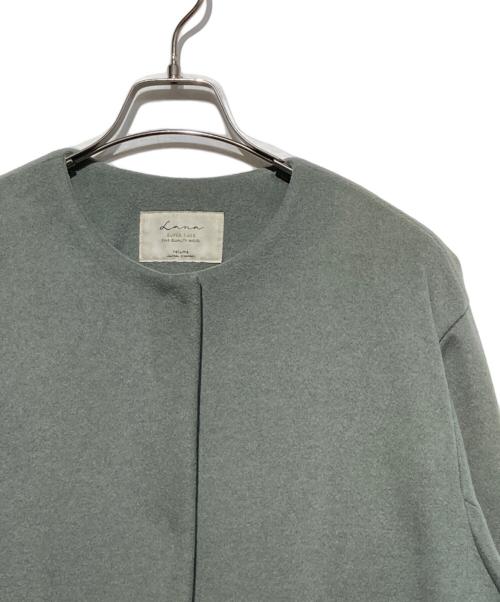 JOURNAL STANDARD relume（ジャーナルスタンダード レリューム）JOURNAL STANDARD relume (ジャーナルスタンダード レリューム) 別注 LANA WOOL140切り替えショートコート グレー サイズ:38の古着・服飾アイテム