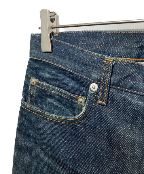 DIOR HOMME（ディオール オム）DIOR HOMME (ディオール オム) ボタンフライウォッシュドデニムパンツ インディゴ サイズ:29の古着・服飾アイテム