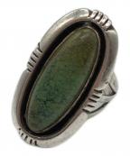 Navajoナバホ）の古着「グリーンターコイズリング」｜オリーブ