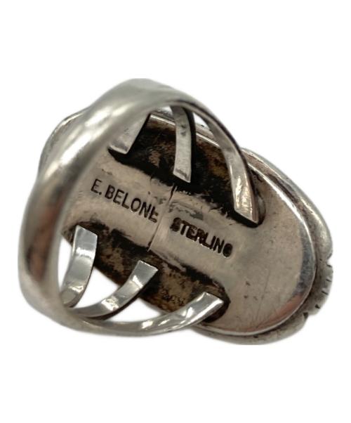 Navajo（ナバホ）Navajo (ナバホ) グリーンターコイズリング オリーブ サイズ:8号の古着・服飾アイテム