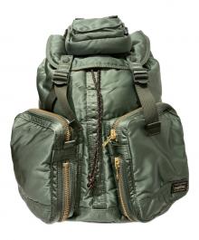 PORTER（ポーター）の古着「TANKER RUCKSACK(L) リュック」｜セージグリーン