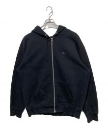 SUPREME（シュプリーム）の古着「Small Box Zip Up Hooded Sweatshirt ジップパーカー」｜ブラック