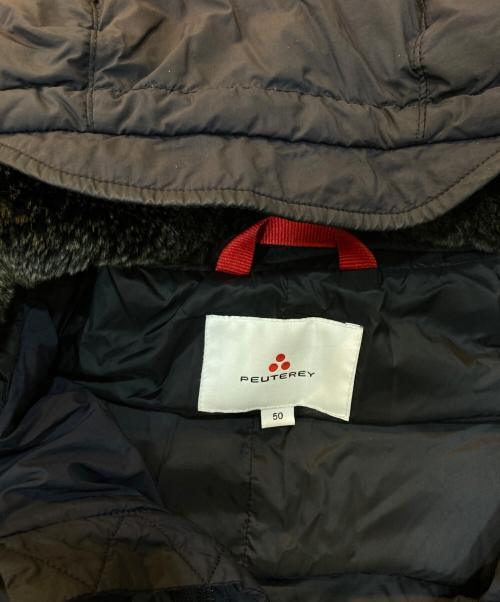 PEUTEREY（ピューテリー）PEUTEREY (ピューテリー) HURRICANEダウンコート ブラック サイズ:50の古着・服飾アイテム