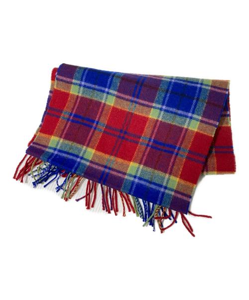 JOHNSTONS OF ELGIN（ジョンストンズオブエルガン）JOHNSTONS OF ELGIN (ジョンストンズオブエルガン) 中判ウールストール マルチカラーの古着・服飾アイテム