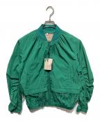 TWIN-SETツインセット）の古着「ボンバージャケット」｜グリーン