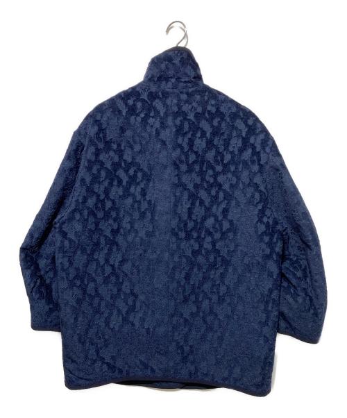 Mame Kurogouchi（マメクロゴウチ）mame kurogouchi (マメクロゴウチ) floral jacquard coat ネイビー サイズ:1の古着・服飾アイテム