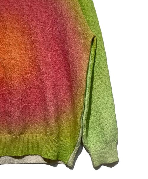 PAUL SMITH（ポールスミス）Paul Smith (ポールスミス) Glow Polka ニット 黄緑 サイズ:Lの古着・服飾アイテム