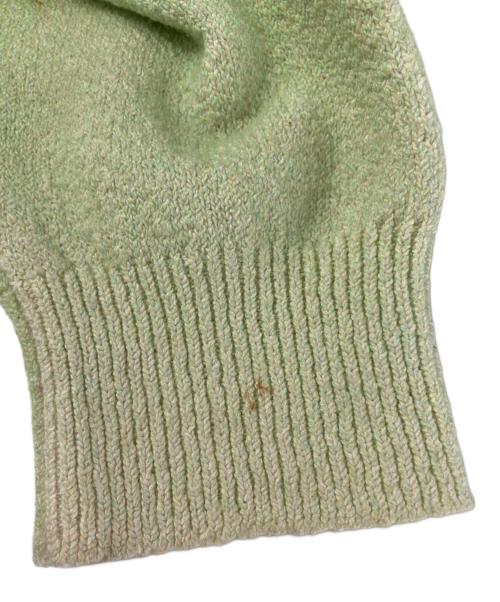 PAUL SMITH（ポールスミス）Paul Smith (ポールスミス) Glow Polka ニット 黄緑 サイズ:Lの古着・服飾アイテム