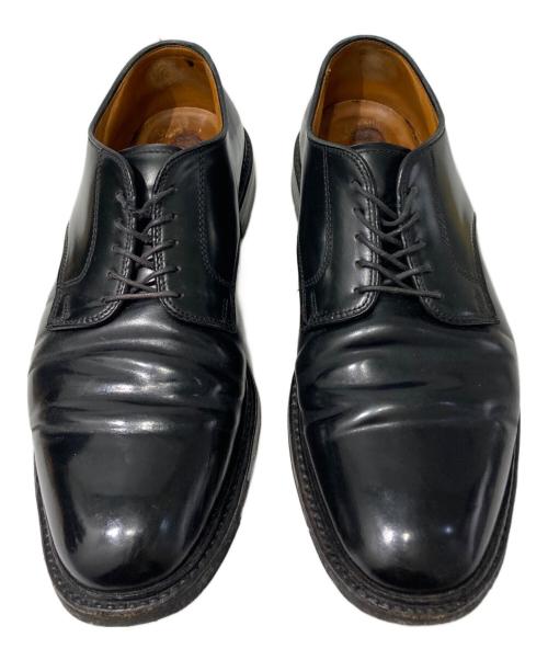 Alden（オールデン）Alden (オールデン) コードバン プレーントゥシューズ ブラック サイズ:9Dの古着・服飾アイテム
