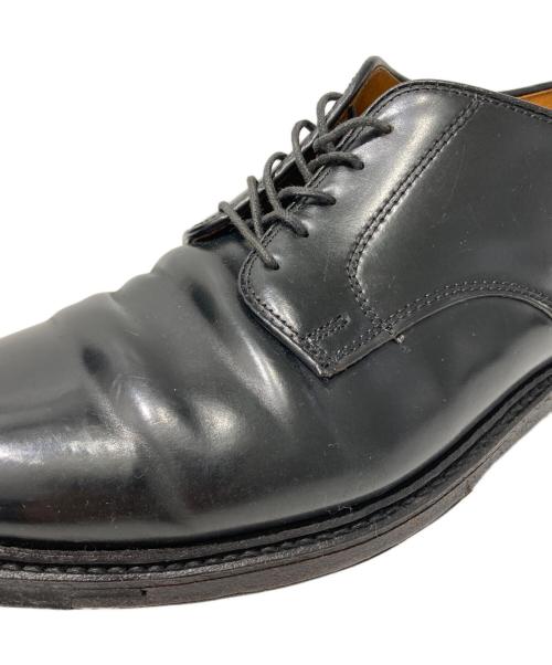 Alden（オールデン）Alden (オールデン) コードバン プレーントゥシューズ ブラック サイズ:9Dの古着・服飾アイテム