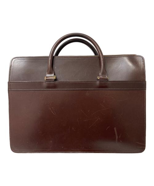 Whitehouse Cox（ホワイトハウスコックス）Whitehouse Cox (ホワイトハウスコックス) レザートートバッグ ブラウンの古着・服飾アイテム