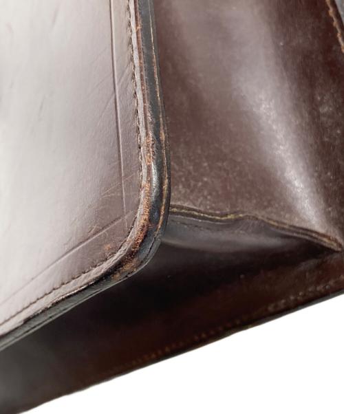 Whitehouse Cox（ホワイトハウスコックス）Whitehouse Cox (ホワイトハウスコックス) レザートートバッグ ブラウンの古着・服飾アイテム