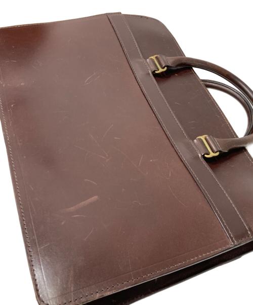 Whitehouse Cox（ホワイトハウスコックス）Whitehouse Cox (ホワイトハウスコックス) レザートートバッグ ブラウンの古着・服飾アイテム