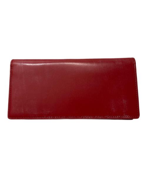 CIMABUE（チマブエ）CIMABUE (チマブエ) ブライドルレザー ウォレット レッドの古着・服飾アイテム