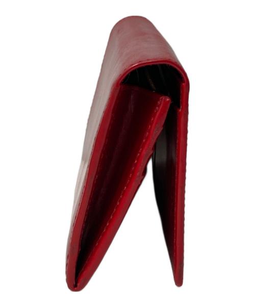 CIMABUE（チマブエ）CIMABUE (チマブエ) ブライドルレザー ウォレット レッドの古着・服飾アイテム