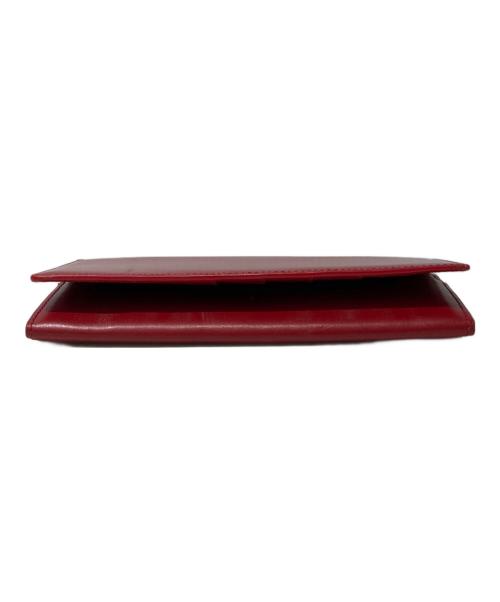 CIMABUE（チマブエ）CIMABUE (チマブエ) ブライドルレザー ウォレット レッドの古着・服飾アイテム