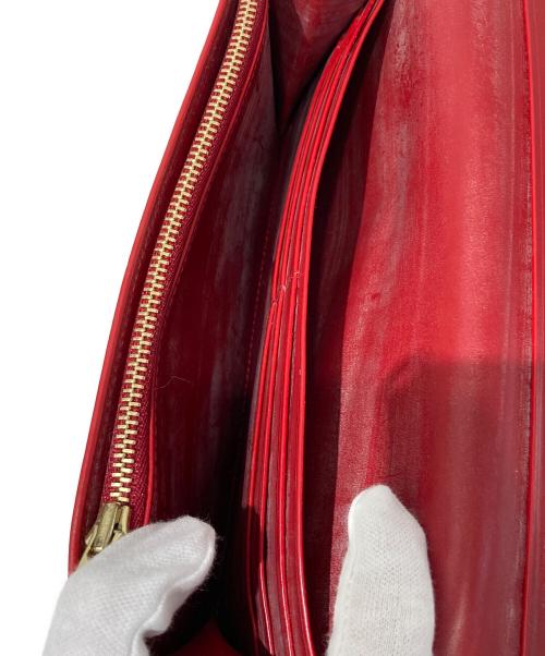 CIMABUE（チマブエ）CIMABUE (チマブエ) ブライドルレザー ウォレット レッドの古着・服飾アイテム