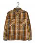 EIGHT G（エイトジー）の古着「TWILL CHECK HEAVY FLANNEL WORK SHIRTS」｜ブラウン