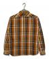 EIGHT G (エイトジー) TWILL CHECK HEAVY FLANNEL WORK SHIRTS ブラウン サイズ:L：6000円