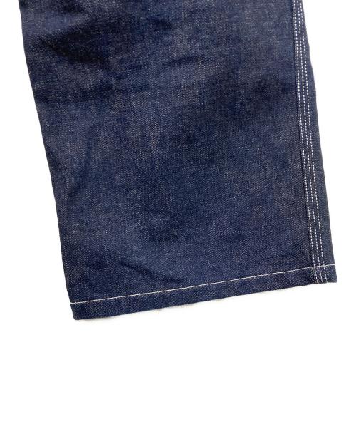 Ues（ウエス）UES (ウエス) DOUBLE EXTRA RAW DENIM ペインターデニムパンツ インディゴ サイズ:34の古着・服飾アイテム