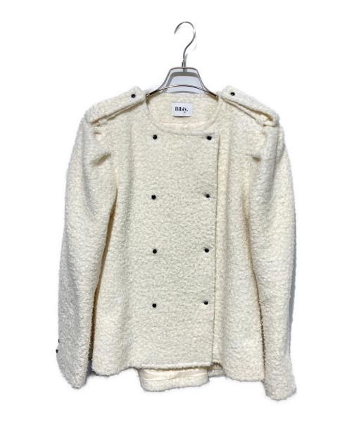 Bibiy.（ビビィ）Bibiy. (ビビィ) MEGAN LAME JACKET ホワイト サイズ:Fの古着・服飾アイテム