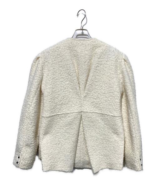 Bibiy.（ビビィ）Bibiy. (ビビィ) MEGAN LAME JACKET ホワイト サイズ:Fの古着・服飾アイテム