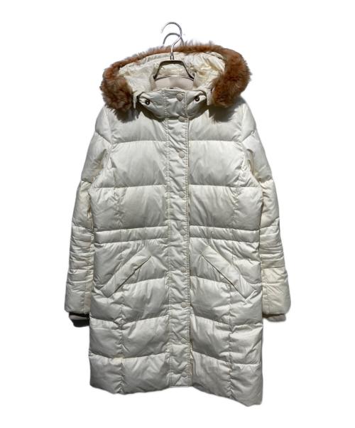 COACH（コーチ）COACH (コーチ) ダウンコート ホワイト サイズ:Sの古着・服飾アイテム
