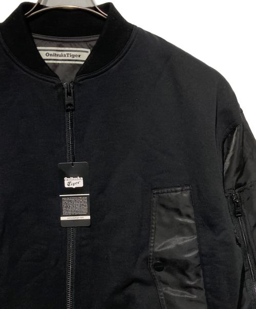 Onitsuka Tiger（オニツカタイガー）Onitsuka Tiger (オニツカタイガー) BOMBER JACKET ブラック サイズ:L 未使用品の古着・服飾アイテム