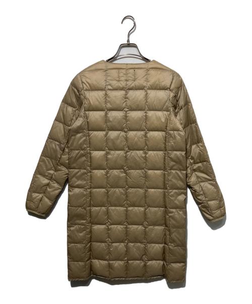 TAION（タイオン）TAION (タイオン) キルティングダウンコート ベージュ サイズ:Ｍの古着・服飾アイテム