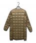 TAION (タイオン) キルティングダウンコート ベージュ サイズ:Ｍ：5000円