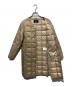 中古・古着 TAION (タイオン) キルティングダウンコート ベージュ サイズ:Ｍ：5000円