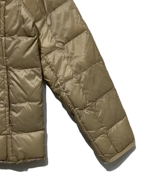 TAION（タイオン）TAION (タイオン) キルティングダウンジャケット ベージュ サイズ:Lの古着・服飾アイテム