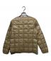 TAION (タイオン) キルティングダウンジャケット ベージュ サイズ:L：6000円