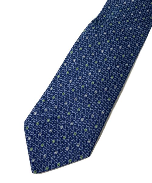 HERMES（エルメス）HERMES (エルメス) ネクタイ ブルー サイズ:　の古着・服飾アイテム