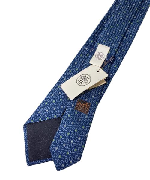 HERMES（エルメス）HERMES (エルメス) ネクタイ ブルー サイズ:　の古着・服飾アイテム