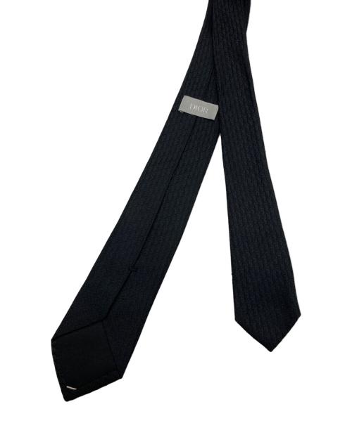 DIOR HOMME（ディオール オム）DIOR HOMME (ディオール オム) トロッター柄シルクナロータイ ブラック サイズ:　の古着・服飾アイテム